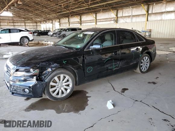 2011 Audi A4 Premium Plus с VIN WAUFFAFL5BN003494, выставлен на аукционе Copart как лот 59201745 с пробегом Не указан миль и Списание • Salvage title. История ставок и продаж доступна на DreamBid. Изображение 1.