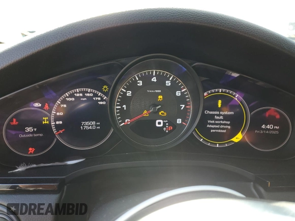 2021 Porsche Cayenne S with VIN WP1AB2AY0MDA28683, listed as a Copart auction lot 48335135 with 73,508 mi miles and Salvage title. Bid and sale history available at DreamBid. Image 9.
