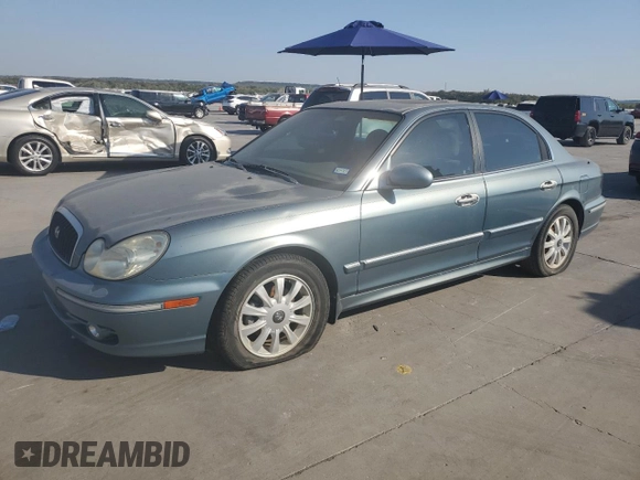 2004 Hyundai Sonata GLS with VIN KMHWF35H74A041603, listed as a Copart auction lot 76204444 with 164,606 mi miles and Clean Title. Bid and sale history available at carsss.com. Image 1.