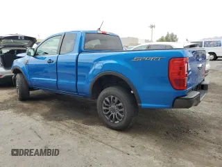 2021 Ford Ranger XL with VIN 1FTER1EH0MLD75309, listed as a Copart auction lot 51147735 with 18,591 mi miles and Salvage title. Bid and sale history available at DreamBid. Image 2.