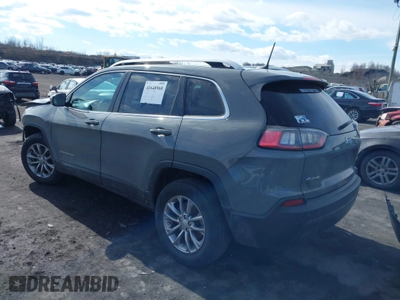 2021 Jeep Cherokee Altitude with VIN 1C4PJMLB4MD166407, listed as a IAAI auction lot 41648968 with 59,680 mi miles. Bid and sale history available at carsss.com. Image 3.