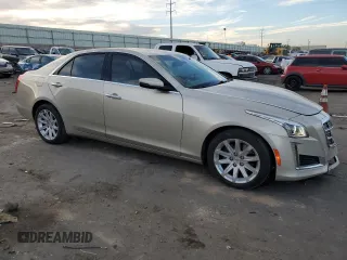 2014 Cadillac CTS Luxury AWD with VIN 1G6AX5S3XE0178755, listed as a Copart auction lot 77660094 with 82,325 mi miles and Salvage Title. Bid and sale history available at DreamBid. Image 4.