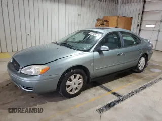 2005 Ford Taurus SEL with VIN 1FAFP56S35A187849, listed as a Copart auction lot 58154355 with 75,568 mi miles and Salvage title. Bid and sale history available at DreamBid. Image 1.