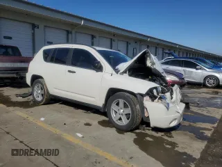 2007 Jeep Compass Sport with VIN 1J8FF47W07D356566, listed as a Copart auction lot 46058685 with 165,884 mi miles and Salvage Title. Bid and sale history available at carsss.com. Image 4.