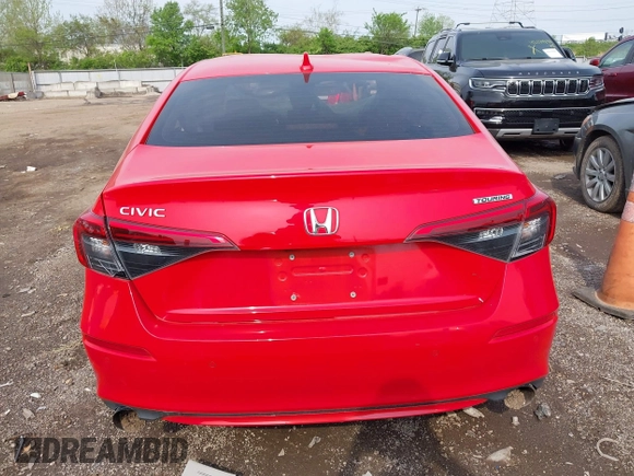 2023 Honda Civic Touring z VIN 2HGFE1F90PH309059, wystawiony jako IAAI lot #42146353 z przebiegiem Nie podano mil oraz . Historia ofert i sprzedaży dostępna na DreamBid. Obrazek 16.