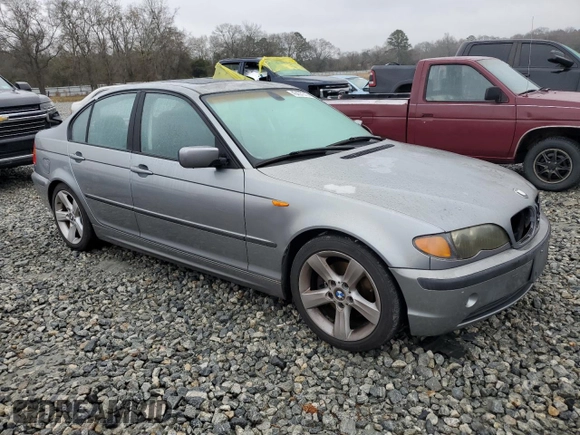 2004 BMW 3 Series 325i with VIN WBAEV33474KL63524, listed as a Copart auction lot 43437215 with 164,415 mi miles and Salvage Title. Bid and sale history available at carsss.com. Image 4.