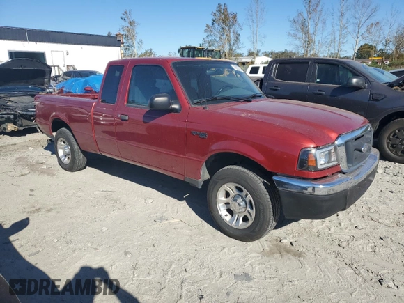 2005 Ford Ranger XLT with VIN 1FTYR44E05PA48098, listed as a Copart auction lot 75993294 with 139,897 mi miles and Salvage Title. Bid and sale history available at DreamBid. Image 4.