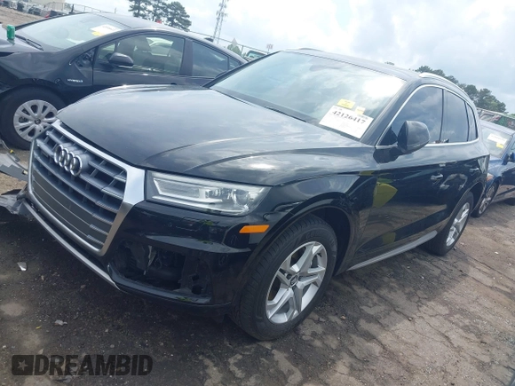 2019 Audi Q5 Premium with VIN WA1ANAFY1K2037570, listed as a IAAI auction lot 42126417 with 110,157 mi miles and . Bid and sale history available at DreamBid. Image 2.