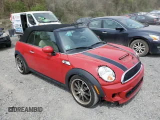 2013 MINI Convertible S с VIN WMWZP3C59DT706087, выставлен на аукционе Copart как лот 54504375 с пробегом 100 550 миль миль и Списание • Salvage title. История ставок и продаж доступна на DreamBid. Изображение 4.