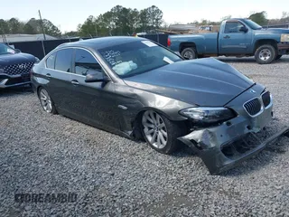 2014 BMW 5 Series 535i with VIN WBA5B1C53ED476527, listed as a IAAI auction lot 41827504 with Not Provided miles. Bid and sale history available at carsss.com. Image 1.