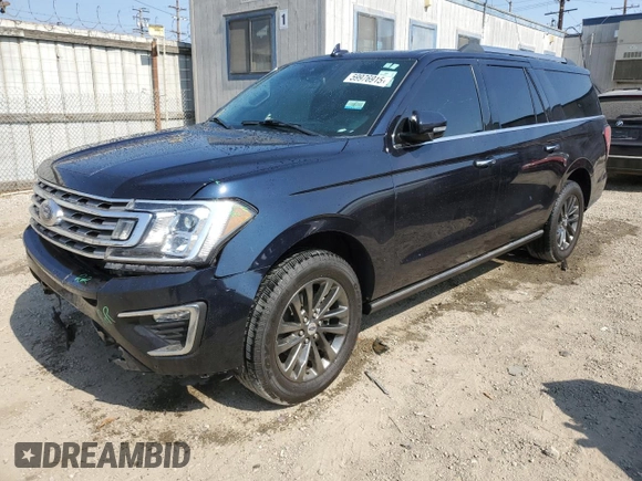 2021 Ford Expedition Max Limited with VIN 1FMJK1KT3MEA17956, listed as a Copart auction lot 59976915 with 87,761 mi miles and Salvage title. Bid and sale history available at DreamBid. Image 1.