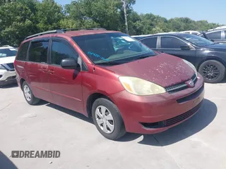 2004 Toyota Sienna CE with VIN 5TDZA23C74S124033, listed as a IAAI auction lot 42798536 with 200,091 mi miles and . Bid and sale history available at DreamBid. Image 1.