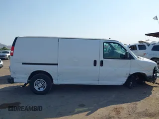 2024 Chevrolet Express Cargo with VIN 1GCWGAFP5R1282188, listed as a IAAI auction lot 42706483 with 10,116 mi miles and . Bid and sale history available at DreamBid. Image 14.