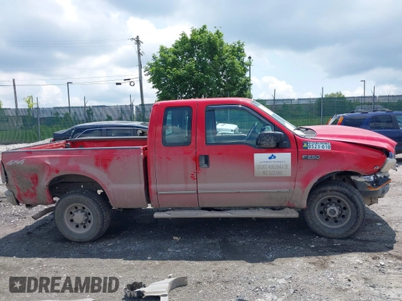 2000 Ford F-250 XL with VIN 1FTNX21L9YED56676, listed as a IAAI auction lot 42390087 with 186,715 mi miles and . Bid and sale history available at DreamBid. Image 14.