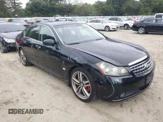 2007 Infiniti M45 Sdn with VIN JNKBY01E17M403594, listed as a Copart auction lot 71701264 with 69,449 mi miles and Salvage Title. Bid and sale history available at carsss.com. Image 4.