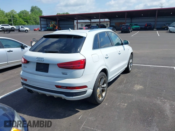 2016 Audi Q3 Prestige with VIN WA1GFCFS9GR024143, listed as a IAAI auction lot 42248545 with 251,895 mi miles and . Bid and sale history available at DreamBid. Image 4.