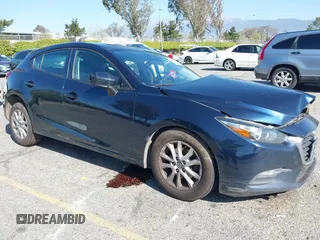 2018 Mazda 3 Sport with VIN 3MZBN1K76JM197424, listed as a IAAI auction lot 41950179 with 150,962 mi miles and . Bid and sale history available at DreamBid. Image 1.