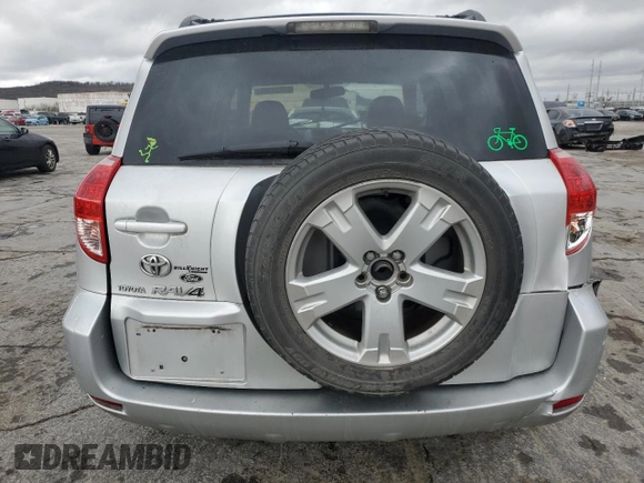 2006 Toyota RAV4 Sport with VIN JTMZD32V466013474, listed as a Copart auction lot 51227005 with 125,001 mi miles and Salvage Title. Bid and sale history available at carsss.com. Image 6.
