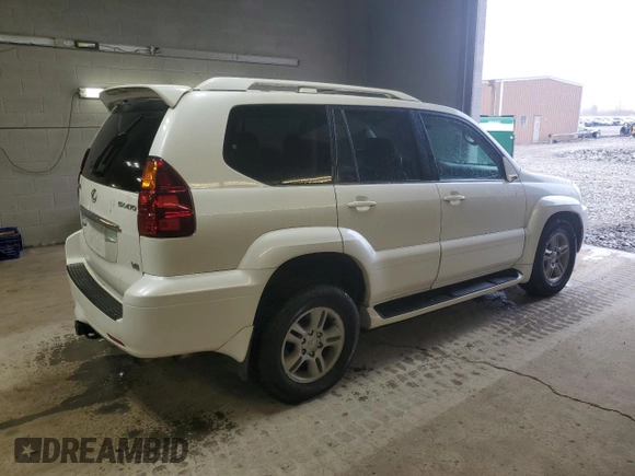 2004 Lexus GX 470 with VIN JTJBT20X240061717, listed as a Copart auction lot 52373435 with 152,872 mi miles and Clean Title. Bid and sale history available at carsss.com. Image 3.