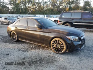 2020 Mercedes-Benz C 43 AMG with VIN 55SWF6EB8LU332262, listed as a Copart auction lot 83681354 with Not Provided miles and Non Repairable. Bid and sale history available at carsss.com. Image 4.