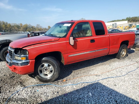 2003 GMC Sierra 1500 SLE with VIN 2GTEC19TX31369134, listed as a Copart auction lot 71197964 with 0 mi miles and Salvage Title. Bid and sale history available at carsss.com. Image 1.