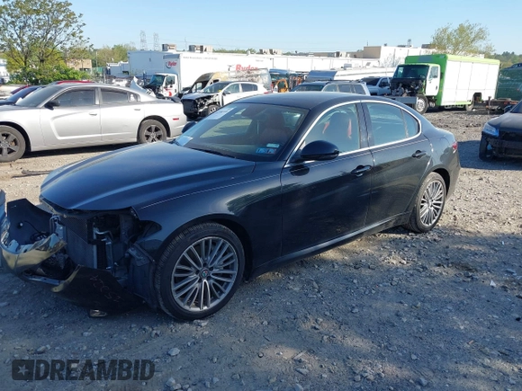 2019 Alfa Romeo Giulia Ti Sport with VIN ZARFAMBN4K7598164, listed as a IAAI auction lot 42146318 with 58,287 mi miles and . Bid and sale history available at DreamBid. Image 23.