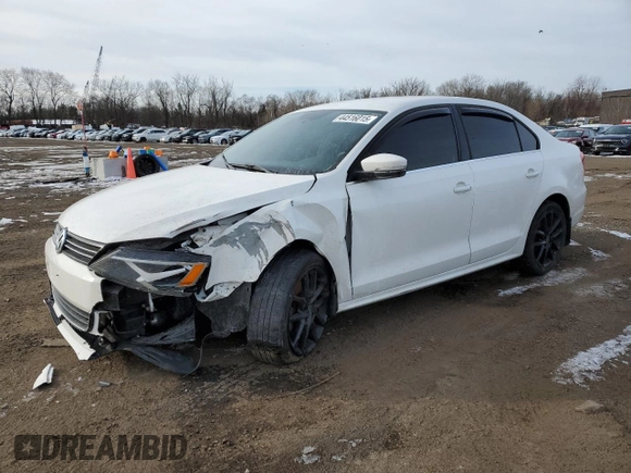 2013 Volkswagen Jetta TDI w/Premium/Nav with VIN 3VWLL7AJ0DM413816, listed as a Copart auction lot 44516015 with 110,918 mi miles and Salvage title. Bid and sale history available at DreamBid. Image 1.