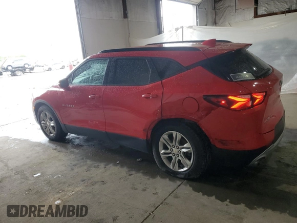 2020 Chevrolet Blazer LT with VIN 3GNKBHRS4LS540266, listed as a Copart auction lot 54677465 with 134,523 mi miles and Salvage title. Bid and sale history available at DreamBid. Image 2.