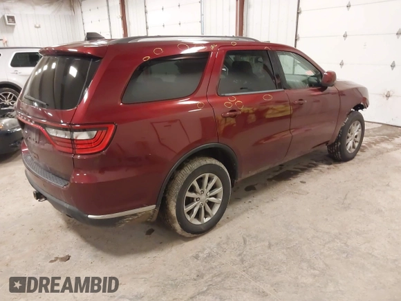 2017 Dodge Durango SXT with VIN 1C4RDJAG1HC860089, listed as a IAAI auction lot 41602502 with 122,130 mi miles and . Bid and sale history available at DreamBid. Image 4.