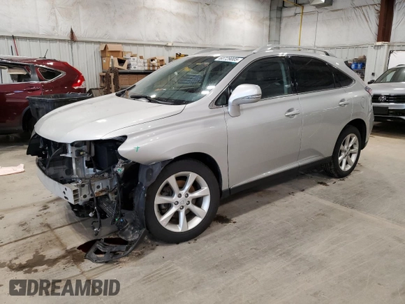 2010 Lexus RX 350 with VIN JTJBK1BA6A2007844, listed as a Copart auction lot 60729005 with 95,524 mi miles and Clean title. Bid and sale history available at DreamBid. Image 1.