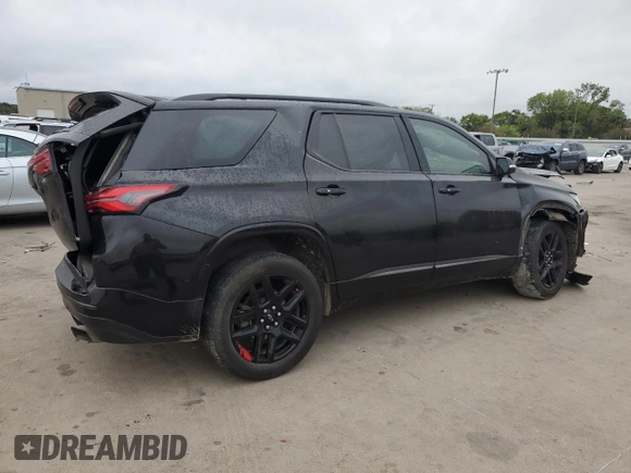 2022 Chevrolet Traverse Premier with VIN 1GNERKKW2NJ104197, listed as a Copart auction lot 71383014 with 115,524 mi miles and Salvage title. Bid and sale history available at DreamBid. Image 3.