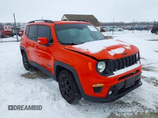 2020 Jeep Renegade Latitude with VIN ZACNJABB9LPL17388, listed as a IAAI auction lot 41276524 with 49,086 mi miles. Bid and sale history available at carsss.com. Image 1.