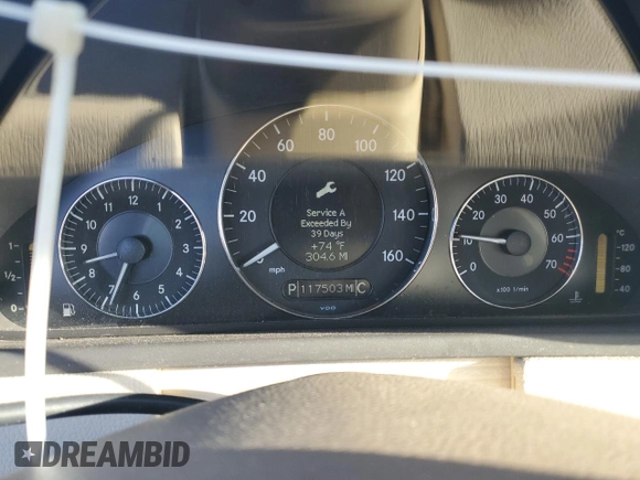 2008 Mercedes-Benz CLK 350 with VIN WDBTK56F78F238886, listed as a Copart auction lot 75334924 with 117,503 mi miles and Salvage Title. Bid and sale history available at DreamBid. Image 9.