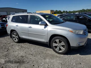 2012 Toyota Highlander Limited with VIN 5TDDK3EH8CS142528, listed as a Copart auction lot 57720845 with 127,066 mi miles and Salvage title. Bid and sale history available at DreamBid. Image 4.