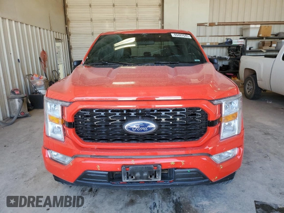 2021 Ford F-150 XL with VIN 1FTEW1CP5MKD32710, listed as a Copart auction lot 49497645 with 56,465 mi miles and Salvage Title. Bid and sale history available at carsss.com. Image 5.
