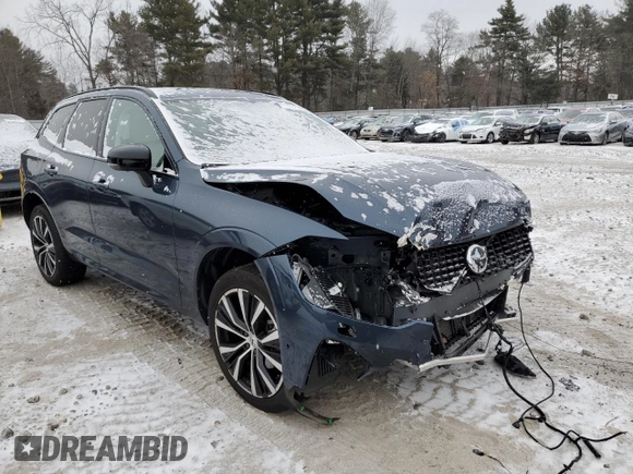 2023 Volvo XC60 Plus Dark Theme with VIN YV4L12RW4P1339665, listed as a Copart auction lot 41453515 with 0 mi miles and Salvage Title. Bid and sale history available at carsss.com. Image 4.
