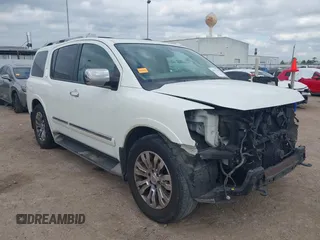 2015 Nissan Armada SV z VIN 5N1BA0ND5FN600845, wystawiony jako IAAI lot #41531206 z przebiegiem 185 476 mil mil oraz . Historia ofert i sprzedaży dostępna na DreamBid. Obrazek 1.