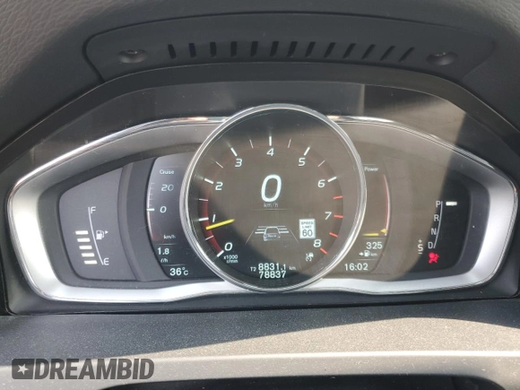 2015 Volvo S60 T6 R-Design Platinum with VIN YV1902TS8F1345578, listed as a Copart auction lot 46535895 with 78,837 mi miles and Non Repairable. Bid and sale history available at carsss.com. Image 9.