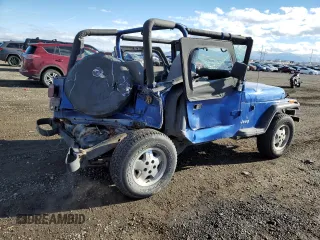 1995 Jeep Wrangler S with VIN 1J4FY19P8SP242032, listed as a Copart auction lot 79724804 with 142,588 mi miles and Clean Title. Bid and sale history available at carsss.com. Image 3.