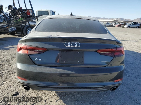 2019 Audi A5 Sportback Prestige with VIN WAUFNCF56KA016312, listed as a Copart auction lot 55481203 with 23,141 mi miles. Bid and sale history available at carsss.com. Image 6.