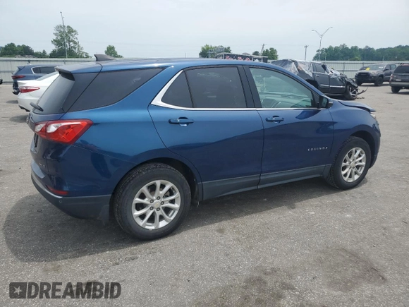 2019 Chevrolet Equinox LT z VIN 2GNAXUEV4K6113365, wystawiony jako Copart lot #57221775 z przebiegiem 136 458 mil mil oraz Szkoda całkowita • Salvage title. Historia ofert i sprzedaży dostępna na DreamBid. Obrazek 3.