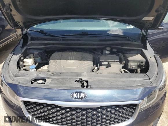 2015 Kia Sedona SX with VIN KNDMC5C14F6025113, listed as a Copart auction lot 53763484 with 91,406 mi miles and Salvage Title. Bid and sale history available at carsss.com. Image 12.