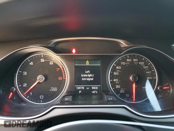 2013 Audi allroad Premium Plus with VIN WA1UFAFL7DA069205, listed as a Copart auction lot 80412114 with 124,776 mi miles and Salvage Title. Bid and sale history available at carsss.com. Image 9.