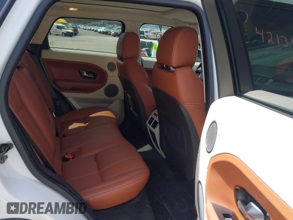 2015 Land Rover Range Rover Evoque Prestige with VIN SALVV2BG4FH076675, listed as a IAAI auction lot 42138353 with 99,751 mi miles and . Bid and sale history available at DreamBid. Image 8.