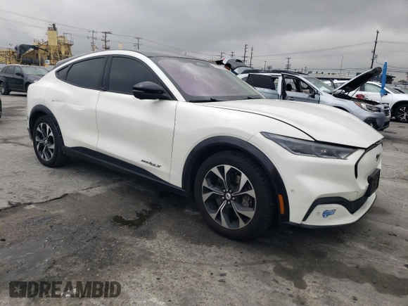 2021 Ford Mustang Mach-E Premium with VIN 3FMTK3R76MMA10801, listed as a Copart auction lot 51052175 with 178,382 mi miles and Salvage title. Bid and sale history available at DreamBid. Image 4.