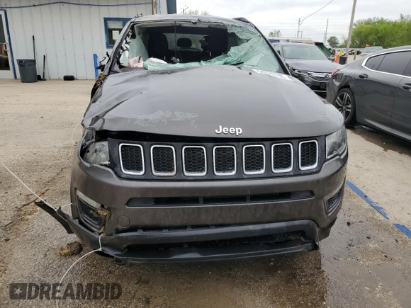 2019 Jeep Compass Sport with VIN 3C4NJCAB1KT847992, listed as a Copart auction lot 54329705 with 101,303 mi miles and Salvage title. Bid and sale history available at DreamBid. Image 5.