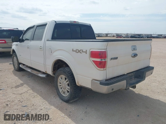 2011 Ford F-150 XLT with VIN 1FTFW1ET0BFC13189, listed as a IAAI auction lot 41687097 with 202,262 mi miles. Bid and sale history available at carsss.com. Image 3.
