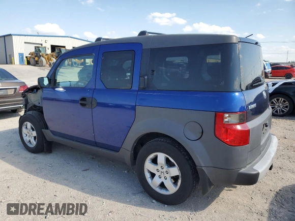 2004 Honda Element EX with VIN 5J6YH28674L001841, listed as a Copart auction lot 53568995 with 126,091 mi miles and Salvage Title. Bid and sale history available at DreamBid. Image 2.