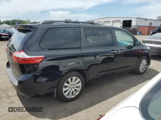 2017 Toyota Sienna XLE with VIN 5TDDZ3DC0HS150633, listed as a Copart auction lot 62642575 with 94,439 mi miles and Salvage title. Bid and sale history available at DreamBid. Image 3.
