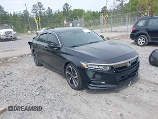 2019 Honda Accord Sport with VIN 1HGCV1F33KA158689, listed as a IAAI auction lot 41967106 with 64,623 mi miles and . Bid and sale history available at carsss.com. Image 1.